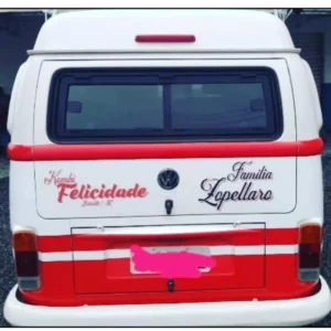 Janela em Vidro com Certificado INMETRO para KOMBI - FINESTRA - dupla basculante e de correr tampa traseira