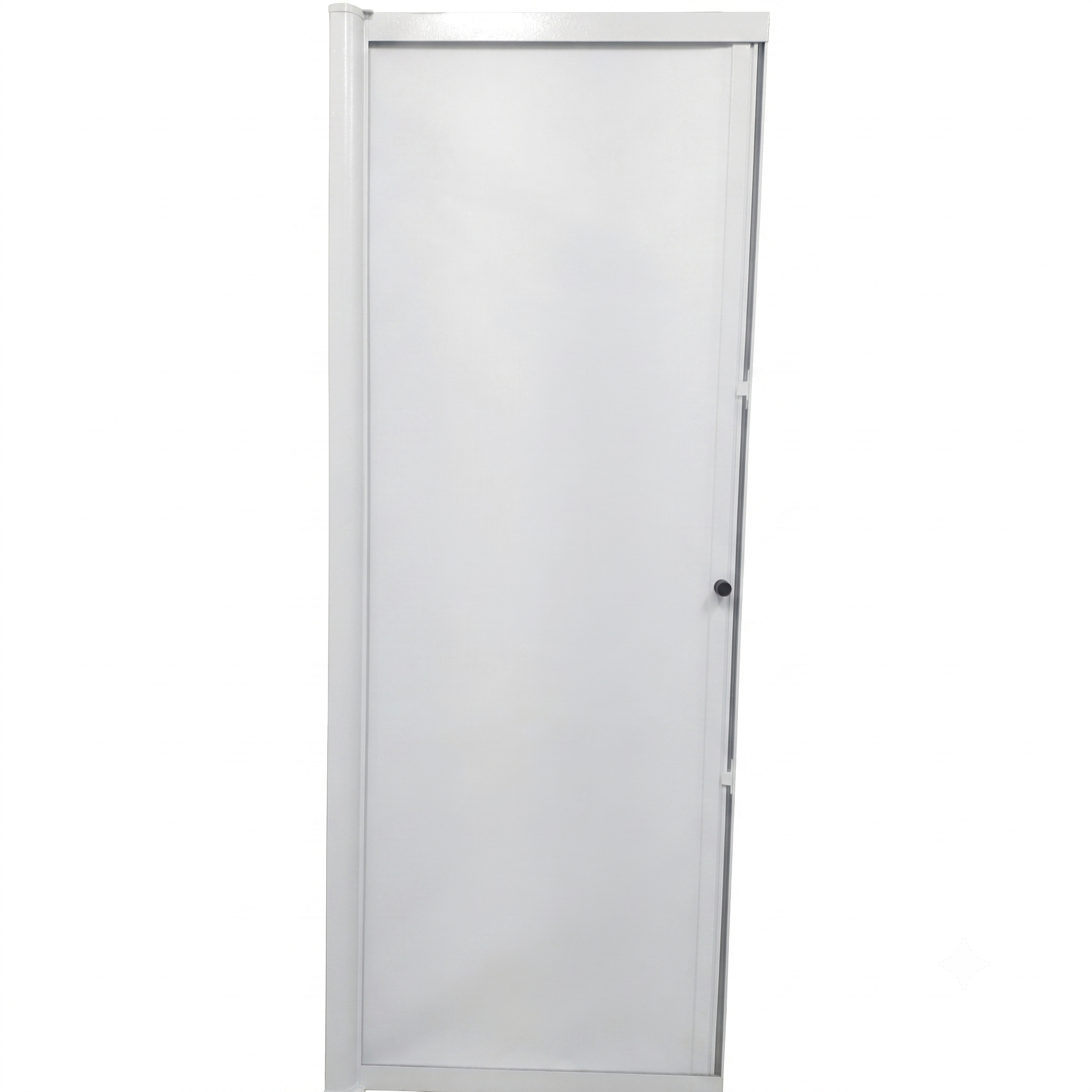 Porta Retratil Recolhível Ventana Finestra Conquista Trailer e Motorhome - RioBikeRV - foto porta fechada